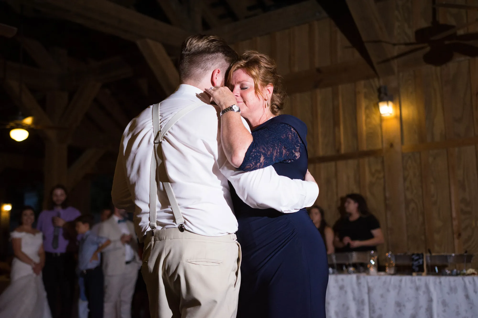 Tender couple moment after the proposal